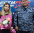 В Дагестане росгвардейцы поздравили ведущую ведомственной радиорубрики с профессиональном праздником - Росгвардия