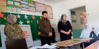 Школьники Цунтинского района встретились с участником СВО Жигаром Магомедовым - РИА Дагестан