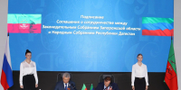 Парламент Дагестана и парламент Запорожской области подписали соглашение - РИА Дагестан