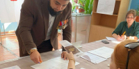 Участник СВО Омар Багинов отдал свой голос на выборах в местные органы власти - Дагестанская правда